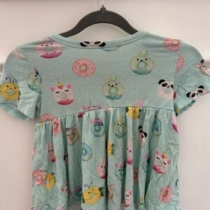 Posh Peanut Mint Green Animal Print Dress